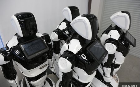 Роботы охранники из России в Европе