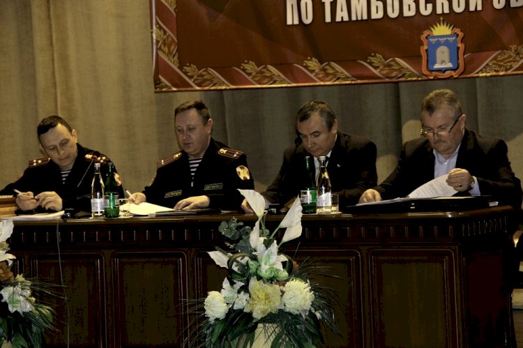 Заседание комиссии Координационного совета при Управлении Росгвардии по Тамбовской области по вопросам повышения качества охранных услуг.